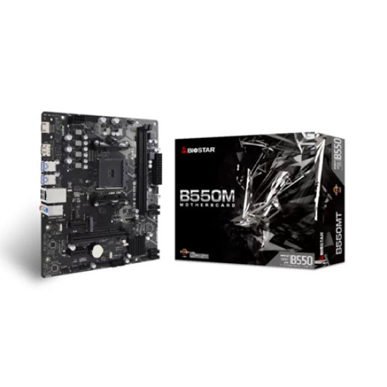 Biostar AMD Ryzen B550MT DDR4 3rd Gen and 4th Gen Micro ATX Motherboard Biostar AMD Ryzen B550MT DDR4 3rd Gen and 4th Gen Micro ATX Motherboard
